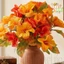 Bó hoa vinh quang buổi sáng được cách nhiệt - Nhánh hoa nhiều đầu - Hoa Petunias nhân tạo - Sắp xếp bình hoa thực tế - Đồ trang trí DIY tiệc lễ hội / Giao hàng miễn phí