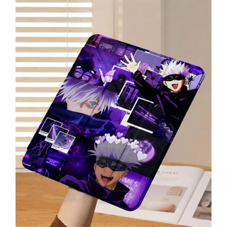 Ốp Lưng Gojo Satoru Cho iPad A16 Air 4/5/6/7/8 Pro 11 12.9 Jujutsu Kaisen Y-fold cho iPad Gen 12 11 10 9 8 7 6 5 air3