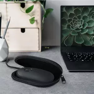 Btsg Túi đựng chuột thực tế cho chuột Đệm mềm và thiết kế có khóa kéo an toàn