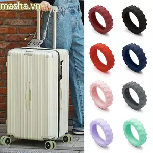 8 Cái / bộ Du Lịch Hành Lý Bánh Xe, Với Âm Thanh Im Lặng Silicon Vali Bánh Xe Bảo Vệ, Phụ Kiện Vali Trục Giảm Bánh Xe Mang Hộp Xe Đẩy Bánh Bao