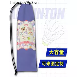 Túi Vợt Cầu Lông Duffy Bảy Kho Báu Học Sinh Dung Tích Lớn Dây Rút Túi Bảo Quản Hoạt Hình Một @ -
