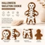 Trang trí bánh quy Treeling có lỗ trưng bày để sử dụng chủ đề Halloween