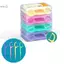 50 Cái / hộp Hương Vị Trái Cây Nhiều Màu Sắc Floss Pi Làm Sạch Răng Có Hộp Bảo Quản Dây Đôi Lực Kéo Cao Răng Sti