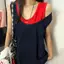 JRP 2025 Mùa Hè Mới Màu Tương Phản Áo Thun Không Tay Nữ Giả Hai Mảnh Rời Lớp Vest Suspender Top JRP