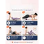 FlexFitShop Con lăn massage 3D gai nổi 45x13cm giãn cơ sâu, giảm đau mỏi vai gáy, phục hồi sau tập DC006