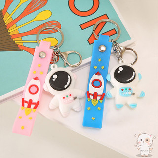 【Chamvn】Móc khóa búp bê phi hành gia hoạt hình Quà tặng sáng tạo Phụ kiện túi du hành vũ trụ Cặp đôi Mặt dây