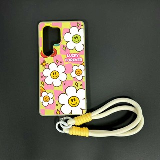 Ốp lưng hướng dương họa tiết dễ thương S23Ultra có thể so sánh cho Samsung S22 S23 S24 Ultra S24FE 25FE Vỏ chống sốc S25 Plus S25ultra A55 a56 A36