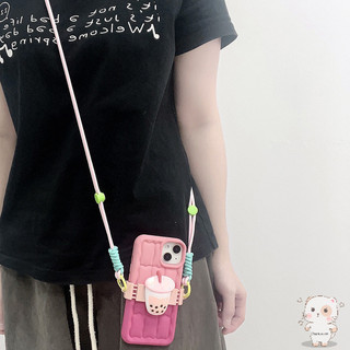 【Chamvn】Kẹp lưng đan chéo hình hoa nhỏ tươi nhiều màu Kẹp lưng điện thoại Dây đeo điện thoại đa năng