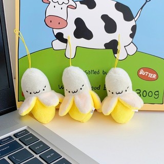 Dễ Thương Sang Trọng Chuối Móc Khóa Dành Cho Nữ Hoạt Hình Lột Chuối Hình Búp Bê Vòng Chìa Khóa Trái Cây Sáng Tạo Móc Chìa Khóa Túi Mặt Dây Chuyền Trẻ Em Quà Tặng