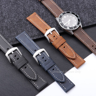 Vintage Mờ Da Dây Đeo Đồng Hồ Mờ Dây Đeo Đồng Hồ 20 Mm 22 Mm Da Đồng Hồ Nam Nữ Vòng Tay Thay Thế Đồng Hồ Phụ Kiện