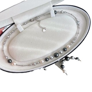 [ DAISYN ] N1059 vòng cổ ngọc xám đen sang trọng , dây chuyền ngọc trai nhân tạo , chuỗi hạt ngọc