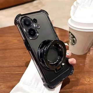 Ốp lưng VIVO V60 5G Ốp lưng di động TPU cho VIVO V60 V 60 V2511 Ốp lưng silicon mềm mạ chống sốc Vỏ bảo vệ có giá đỡ từ tính