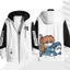 GC1 NEON GENESIS EVANGELION EVA Ayanami Rei anime dây kéo Áo khoác Unisex Top GC1