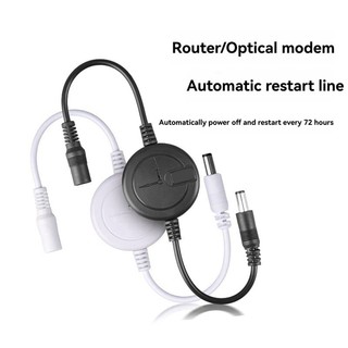 Dành Cho Cầu / Cat Router / Repeater Rebooter DC5V-15V 72 Giờ Tự Động Khởi Động Lại Cáp Router Đặt Lại Màu Trắng