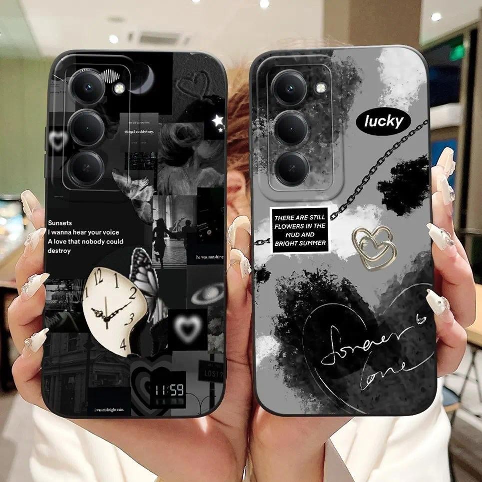 Ốp lưng Xiaomi Redmi 15 5G Funda Hoạt Hình Thỏ Gấu Trúc Sang Trọng Tranh Dành Cho Redmi15 Silicon Mềm Mặt Sau Vỏ Capa