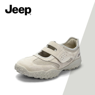 Giày nữ đế mềm nhẹ JEEP đế phẳng thể thao thông thường Mary Jane
