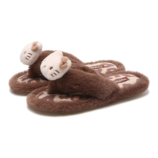 XIXITIAO Giày Cotton Nữ Thích Hợp Mùa Thu Đông Họa Tiết Da Báo Phù Hợp Mang Ở Nhà Đế Mềm