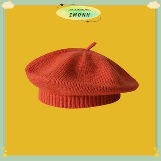 ZMONH Thời Trang Dễ Thương Cho Bé Dệt Kim Mũ Nồi Màu Trơn Trẻ Em Mũ Ấm Áp Thu Đông Cho Trẻ Em Ngoài Trời Bonnet Phụ Kiện Quà Tặng