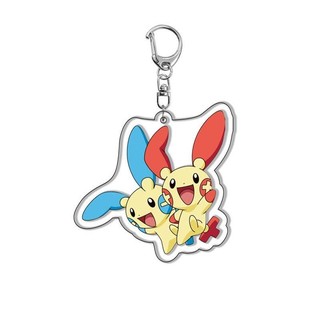 Dễ thương Pokemon Anime Key Clasp Thời trang Cartoon Pikachu Acrylic Keyring Phụ nữ Tote Bag Mặt d