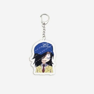 Acrylic Watamote Tomoko Kuroki Backrooms Keychains Jewelry for Women Accessories Bag Tomoko Kuroki Pendant Cha