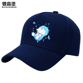 Mũ bóng chày unisex có hình giọt nước Doremon, điều chỉnh được, phù hợp cho mùa xuân - thu và chống nắng