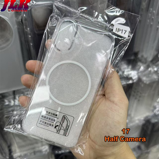 [JLK] Ốp từ tính trong suốt pha lê siêu mỏng HD cho iPhone 17Air 17Pro 17 Pro Max Vỏ chống sốc PC cứng trong suốt