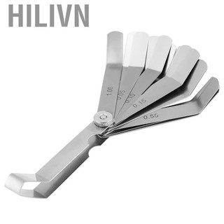 hilivn Dụng cụ kiểm tra thước đo bằng thép không gỉ cong 0,05-1,00mm Kích thước nhỏ Dễ dàng mang theo Cao Được sử dụng rộng rãi để đo khe