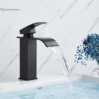 BeautifulHomeA Vòi Đen Có Vòi Cho Phòng Tắm Lababo – Vòi Bồn Rửa Mờ Nóng Lạnh Vòi Trộn Cho Chậu Rửa VN