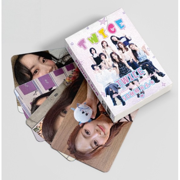 Bộ 50-55 Hai Lần Photocards Với Thẻ Lomo Hình ba chiều Laser Thanh niên Tôi Nhận BẠN MISSAMO Nayeon Jeongyeon Momo Sana Jihyo Mina Dahyun Chaeyoung Tzuyu Bưu thiếp ba chiều YM