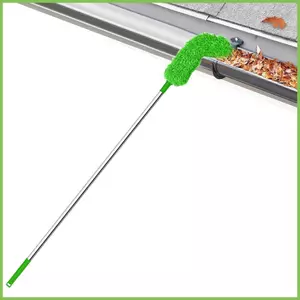 Bàn chải làm sạch máng xối Dụng cụ lợp máng xối Loại bỏ bụi Bảo vệ bụi Nối dài Dụng cụ làm sạch máng xối gelhvn