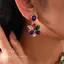 Kim Cương Hình Bầu Dục Bông Tai Bộ Vòng Cổ Retro Thời Trung Cổ Phong Cách Tòa Án Thanh Lịch Xương Đòn Dây Chuyền Ánh Sáng Sang Trọng Cao Cấp Vòng Cổ Nữ 2026-6-11
