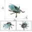 Mô phỏng trẻ em Mô hình động vật tĩnh rắn Côn trùng hoang dã Cicada Biết Vàng Cicada Đồ trang trí đồ chơi bằng nhựa Cicada Chiều cao 3cm