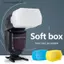 VFZ Photo Flash Diffuser Dome Bounce Cho V1 TT600 V850II V860III TT600 / 520 / 685 / 850 / 860 Flash Speedlight Soft Box Case Thay Thế OTE