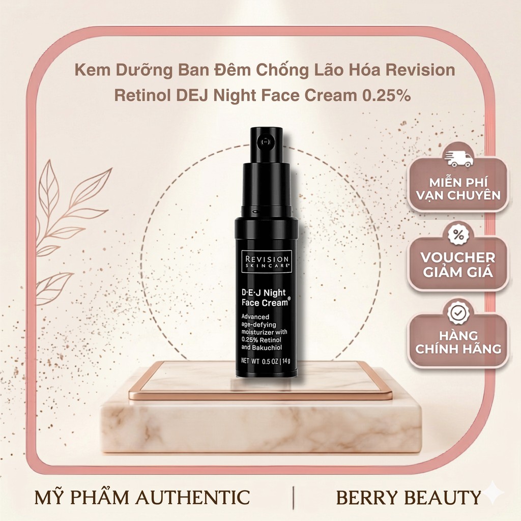 [HÀNG CÔNG TY] Kem dưỡng Revision Retinol DEJ Night Face Cream 0.25%