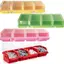 GILL 1 Cái Hộp Bảo Quản, Chất Liệu Nhựa Nhiều Màu Hộp Sắp Xếp Vít, Sắp Xếp 4 Ngăn Nhiều Ngăn Dụng Cụ Bền Đẹp Một Phần Hộp Đựng Các Bộ Phận Nhỏ
