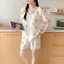 Đồ Ngủ Bộ Đồ Mặc Nhà Ngủ Thoải Mái Đơn Giản Instagram Hoạt Hình Rộng Rãi Bông Mây Mẫu Mới Mùa Hè Năm 2025 Cho Nữ