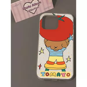 TOMATO Cub nâng cà chua lớn cho trường hợp iPhone 17 1615plus hai lớp imd1413pro