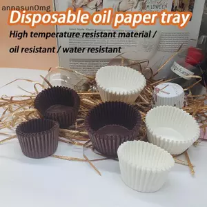 Cốc giấy sô cô la nướng bánh chịu nhiệt độ cao AA Cốc giấy bánh mì và bánh (100 miếng mỗi Pa) VN