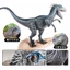 Mô phỏng nhận thức cho trẻ em Kỷ Jura Lớn Tyrannosaurus Plu Velociraptor Đồ chơi khủng long Tyrannosaurus Rex Trang trí mô hình Chiều cao 16,5cm