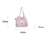 SQ11 2026 Mới Dễ Thương Thịt Cừu Túi Vải Dung Tích Lớn Nhẹ Túi Tote Đi Làm