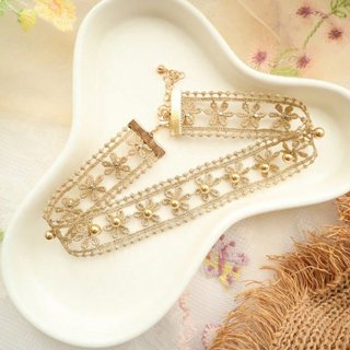 [Bo Ye] Vòng Cổ Ren Hoa Vòng Cổ Ren Rỗng Dệt Thủ Công Ánh Sáng Sang Trọng Retro Phong Cách Nhẹ Nhàng Thời Trang Nữ Đi Lại Hàng Ngày Tiệc Phong Cách Phù Hợp Với Quà Tặng Ngày Lễ Hàng Hóa