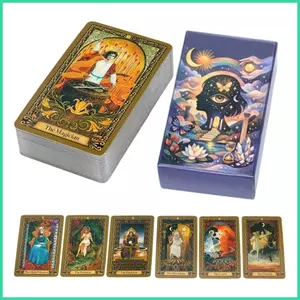Bộ bài Tarot Sưu Tập Thân Thiện Với Người Mới Bắt Đầu Vui Nhộn 78 Mảnh Tarot Oracle Thẻ Thiền Nhà Du Lịch sonlekvn