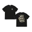 Áo thun ngắn tay Wacky willy lưng in graffiti nam nữ Áo thun cổ tròn Cotton cao cấp 100% 0617