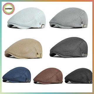 Mũ nồi lưới thoáng khí dành cho nam SAFENH cho mùa xuân hè, mùa thu, mũ chơi gôn đỉnh phẳng VN