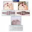 MAKY 24 Chiếc Màu Trơn Đầu Móng Tay Vuông Bấm Ngắn Trên Móng Chân Acrylic Ngón Chân Giả Móng Tay Full Cover Nhân Tạo Chân Nối Dài Mẹo VN