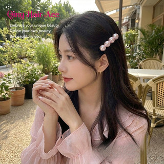Phong Cách Mới Đơn Giản Cảm Giác Thời Trang Hạt Họa Tiết Cổ Điển Chèn Lược Nữ Phong Cách Mới Bên Nổ Kẹp Phụ Kiện Tóc