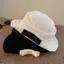 Pháp Hepburn Phong Cách Nơ Ống Hút Nón Retro Thanh Lịch Con Gái Phong Cách Top Hat 2026 Phong Cách Mới Mũ Chống Nắng Nữ