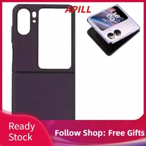 Apill Bao da cho điện thoại gập lật Oppo Find N2 Ốp bảo vệ tối giản chống sốc toàn diện () Tím