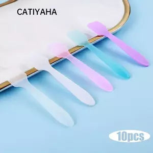 CATIYAHA Facial Sticks, Thìa Mỹ Phẩm Nhựa Thìa Nhỏ, Tái Sử Dụng Nóng Chăm Sóc Da Mặt DIY Trang Điểm Dụng Cụ Trang Điểm