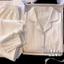 Đồ Ngủ Nữ Quần Dài Tay Xuân Thu Ngọt Ngào Cổ Áo Cardigan Ngọt Ngào Bộ Đồ Mặc Nhà Hai Chiếc Cho Nữ